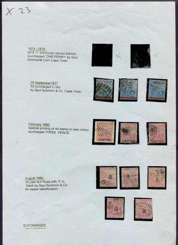 Cape of Good Hope - 11 Stamps Mounted(Hinged) on Album Page