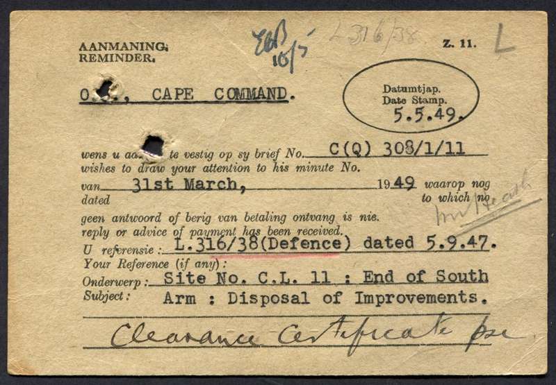 Union of SA - Post Card