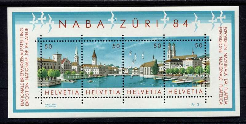 Switzerland - Miniature Sheet - 1984 - MNH