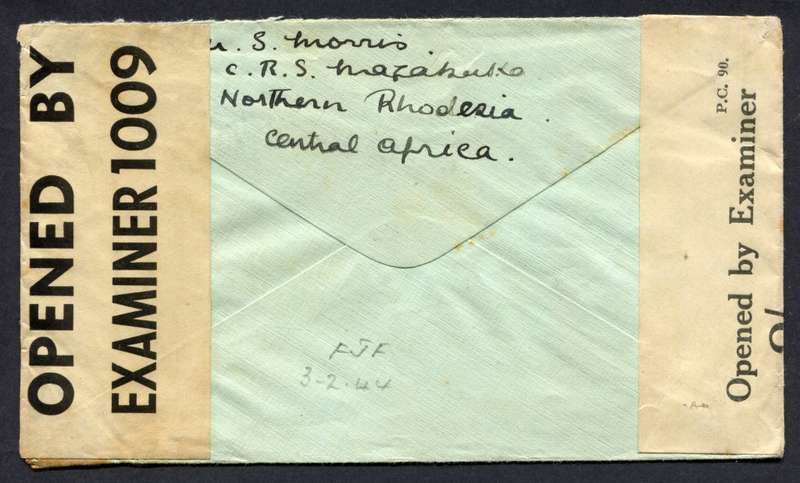 Northern Rhodesia - Censored Cover