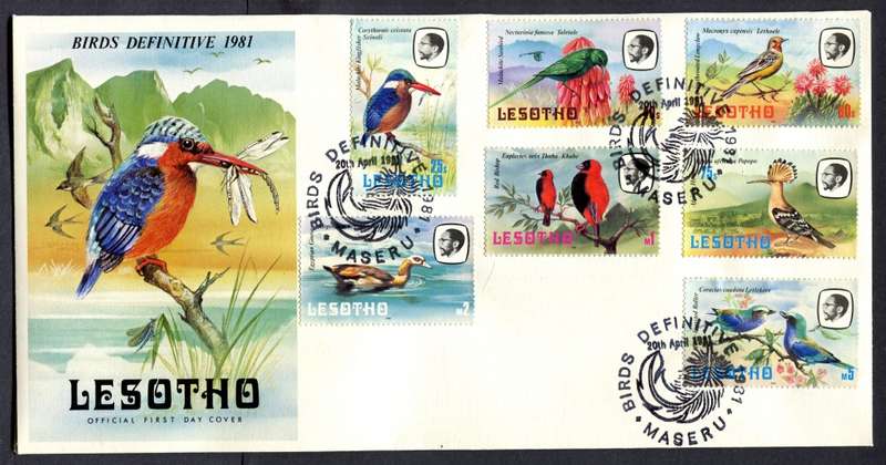 Lesotho - Set of 2 FDC's - 1981