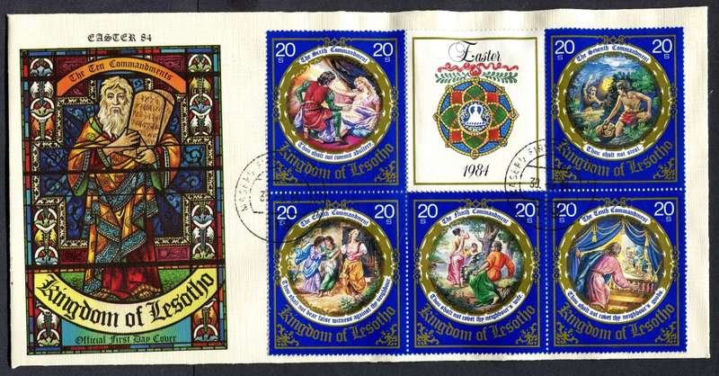 Lesotho - Set of 2 FDC's - 1984