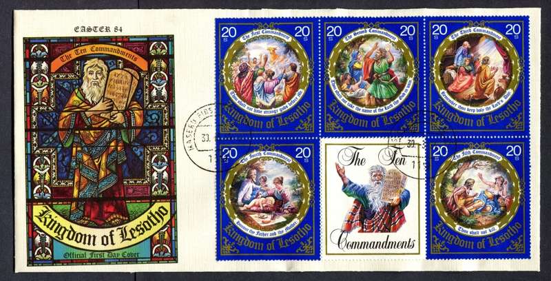 Lesotho - Set of 2 FDC's - 1984