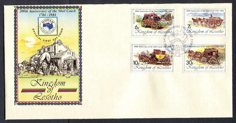 Lesotho - FDC - 1984