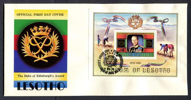 Lesotho - Miniature Sheet FDC - 1981