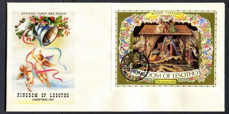 Lesotho - Miniature Sheet FDC - 1981