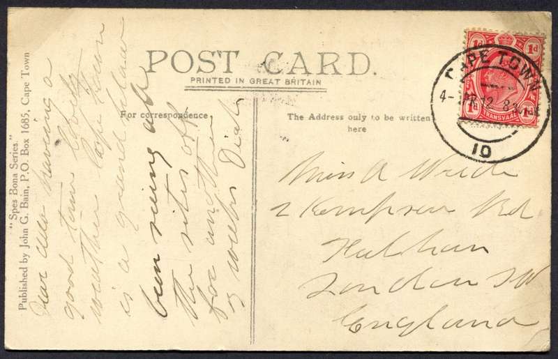 Transvaal - Post Card