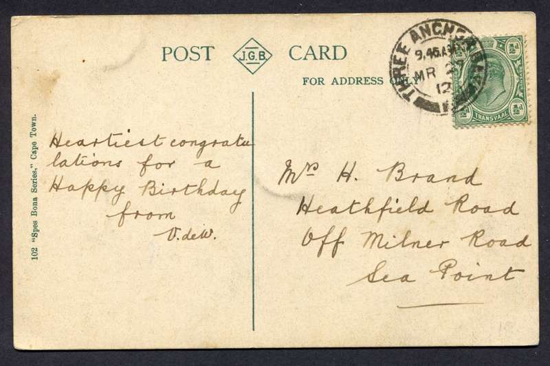 Transvaal - Post Card