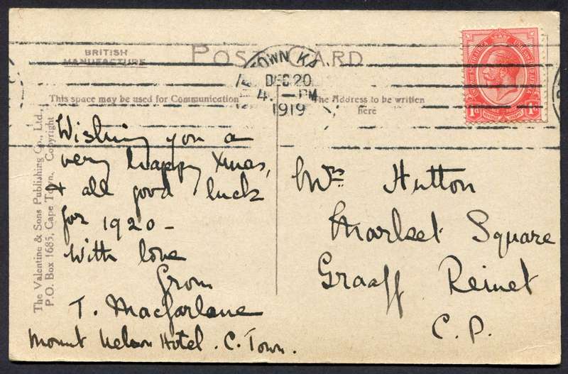 Union of SA - Post Card