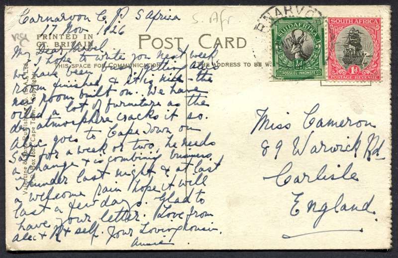 Union of SA - Post Card