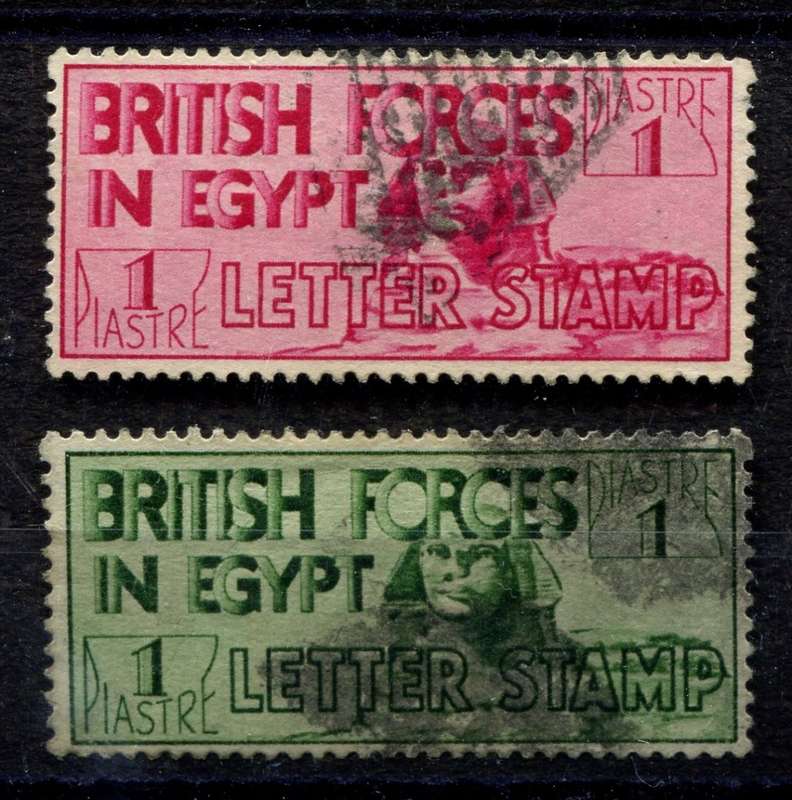 British Forces In Egypt - 1934 - Used - Perf. 14.5 x 14