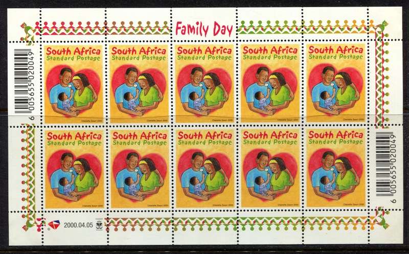 RSA - Sheet of 10 - 2000 - MNH