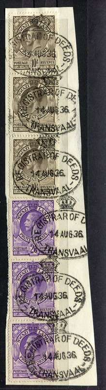 Swaziland - 1933 - Fiscally Used