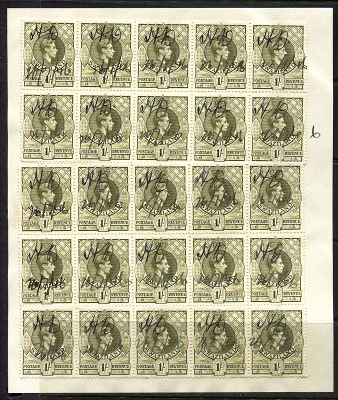 Swaziland - 1938 - Fiscally Used