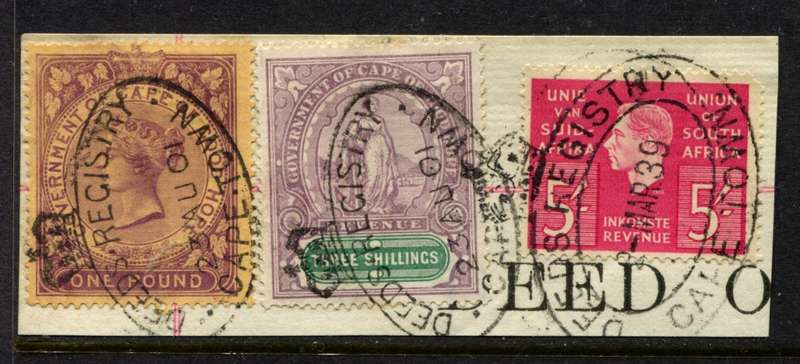 Cape of Good Hope - Revenue - Used on Piece