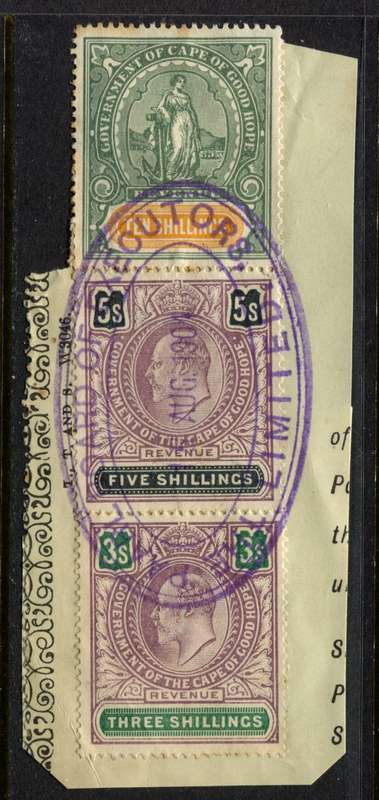 Cape of Good Hope - Revenue - Used on Piece