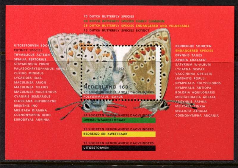 Netherlands - Miniature Sheet - 1993 - MNH