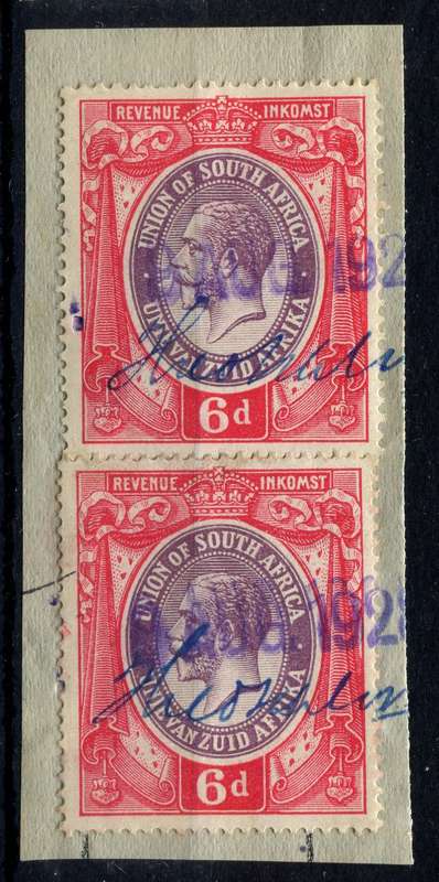 Union of SA - Revenue - 1913 - Used