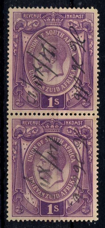 Union of SA - Revenue - 1913 - Used