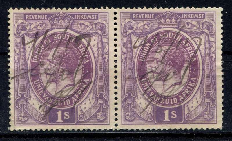 Union of SA - Revenue - 1913 - Used