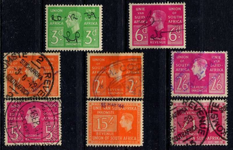 Union of SA - Revenue - 1938/42 - Used