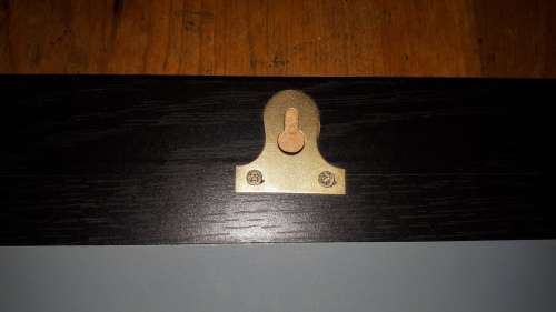 MIRROR Black wooden framed