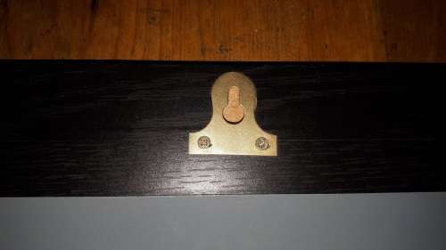 MIRROR Black wooden framed
