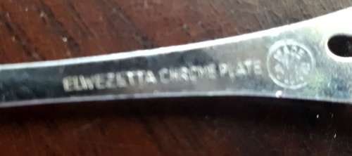 VINTAGE CHROME PLATED PASTRY FORKS AND TEASPOONS (10 ITEMS)