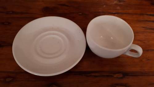 CONTINENTAL VITRIFIED HOTELWARE South Africa Espresso Cup and Saucer - Duo (10 available)