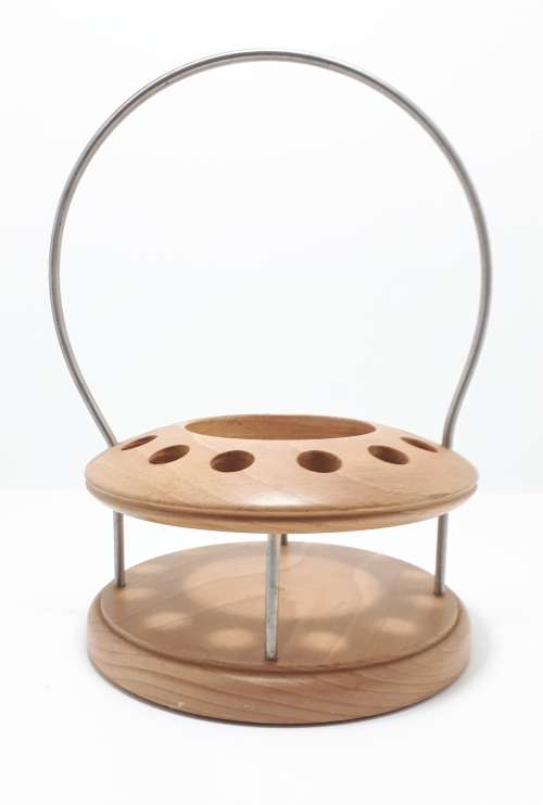 Vintage Wood and Metal Pipe Stand (With Multi Purpose Use)