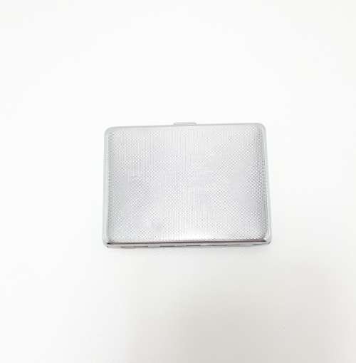 Vintage 1970`s Emu Brand Sylva Chrome Plated Cigarette Case
