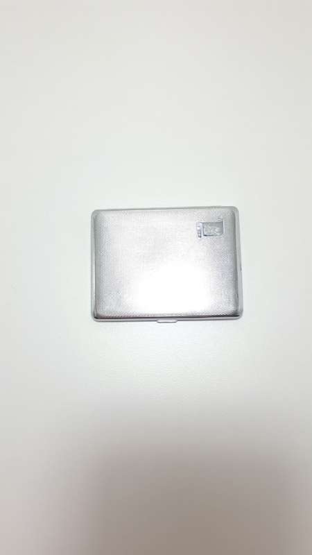Vintage 1970`s Emu Brand Sylva Chrome Plated Cigarette Case