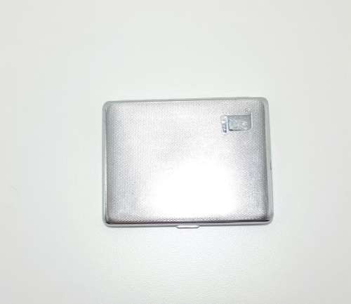 Vintage 1970`s Emu Brand Sylva Chrome Plated Cigarette Case