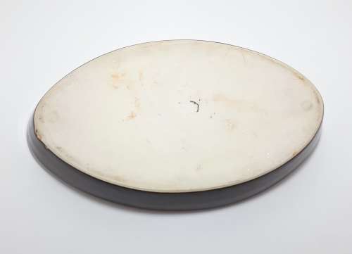 Brown and Cream Vintage Oval Ceramic Baking / Casserole Dish