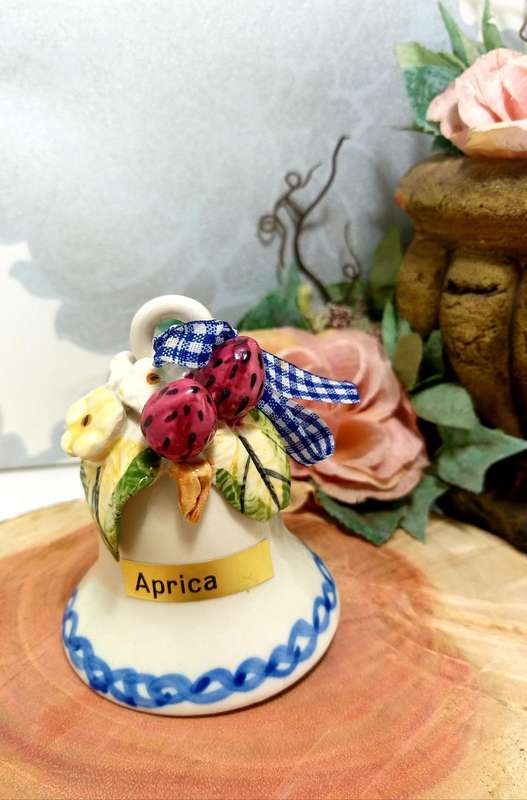 Vintage & Collectable Italian Porcelain Hand Painted Table Bell