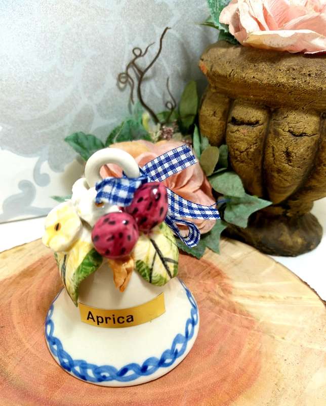 Vintage & Collectable Italian Porcelain Hand Painted Table Bell