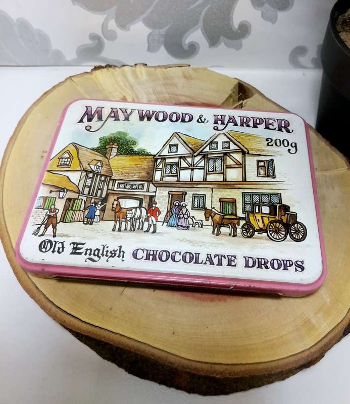 Collectable Vintage Maywood & Harper Chocolate Tin