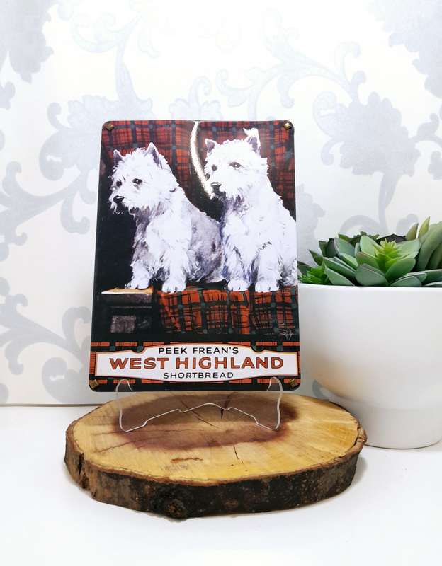 West Highland Terrier Metal Wall Plaque