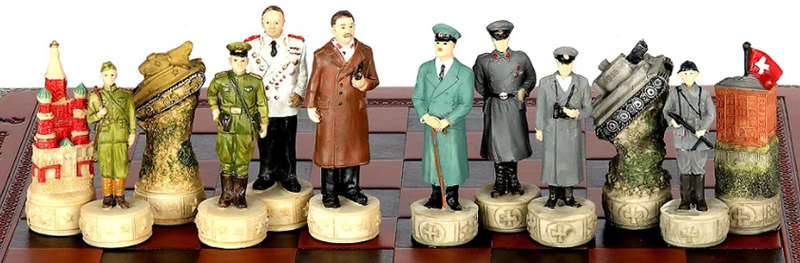 Stalin vs Germany World War II Character themed chess game