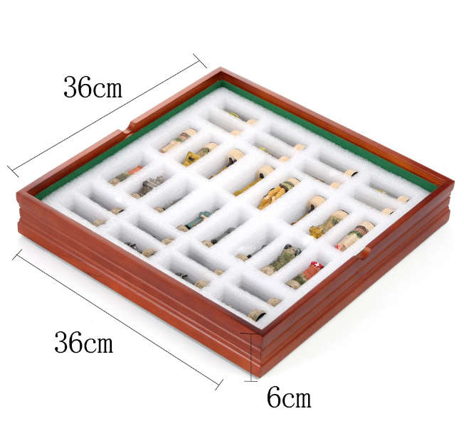 Lord of the Rings Character Themed Chess Set with Wooden Board