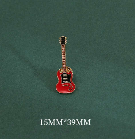 Guitar Brooch Pin