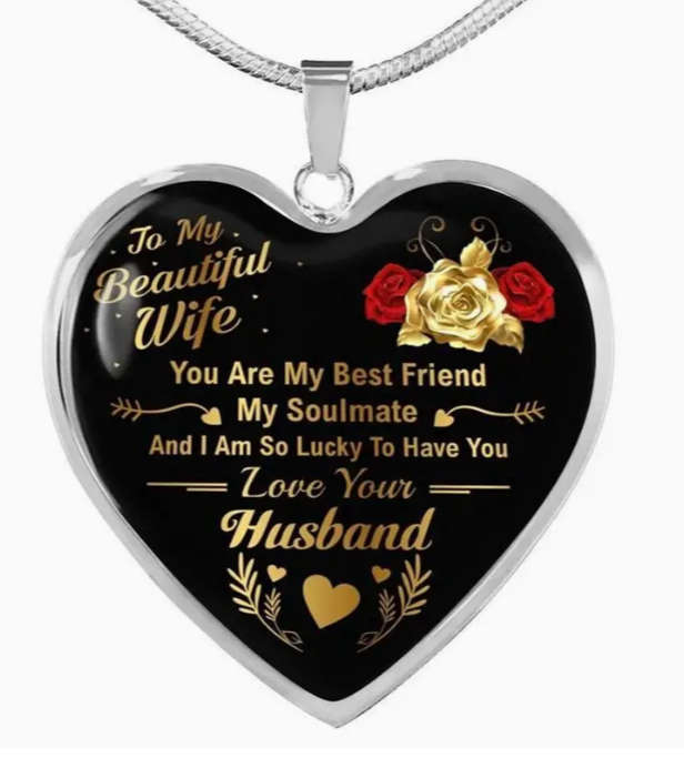 To My Wife Pendant