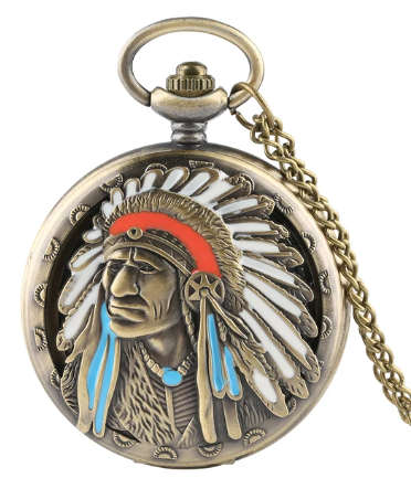 Tribal Chief Pocket Watch
