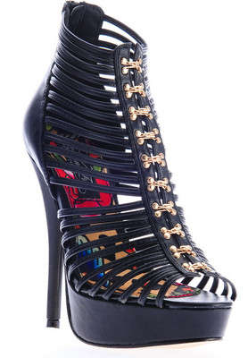 IRON FIST HEELS - LOUNGE LEOPARD PLATFORM