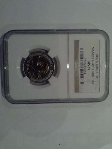NGC 2008 Mandela R5 MS67. Great coin. Great price!