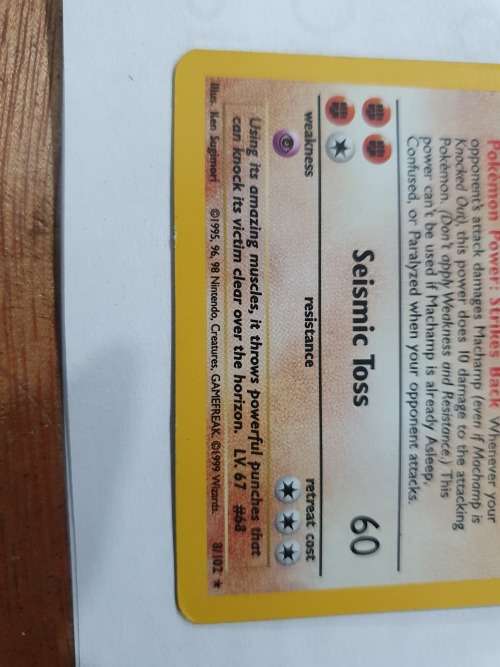 Pokemon MACHAMP 1ST ed