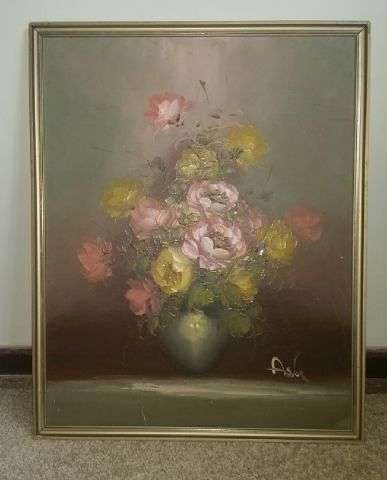 Antique SIGNED oil painting