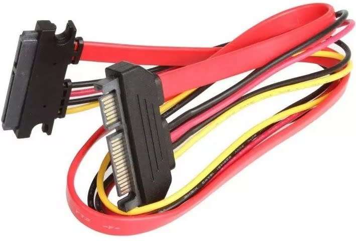 SATA 7P+15P Male To Female Extention Cable