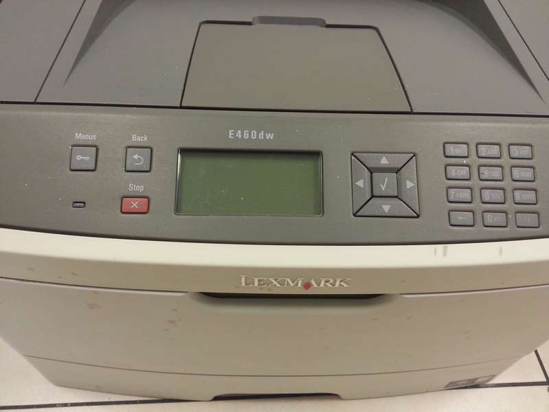 Lexmark E460DN Mono Laser Printer Prints in black and white only  Refurbished