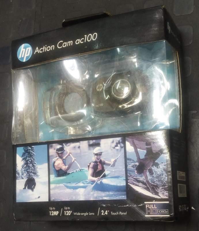 HP Action Cam ac100 Waterproof Video Camera with 2.4-Inch LCD